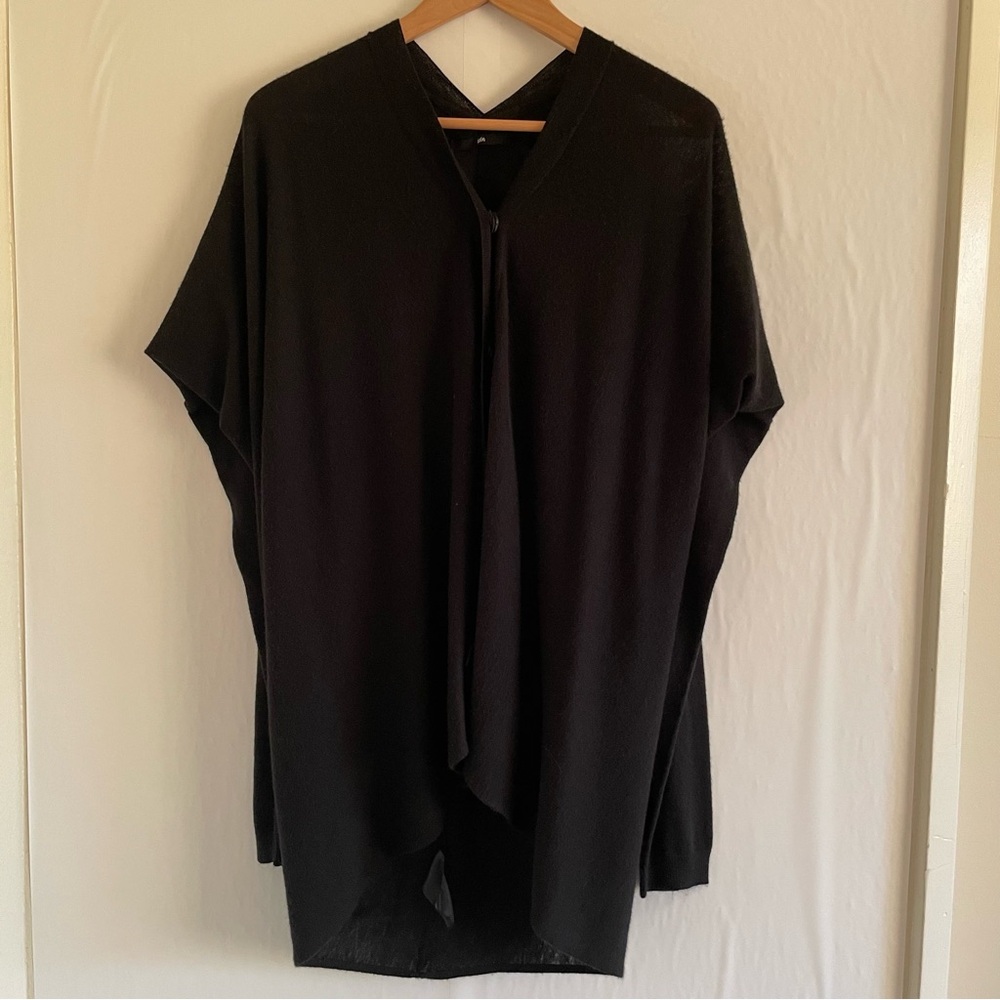 Jarbo Black Cashmere Long Sleeve Button Down Cardigan Size 38 EU
